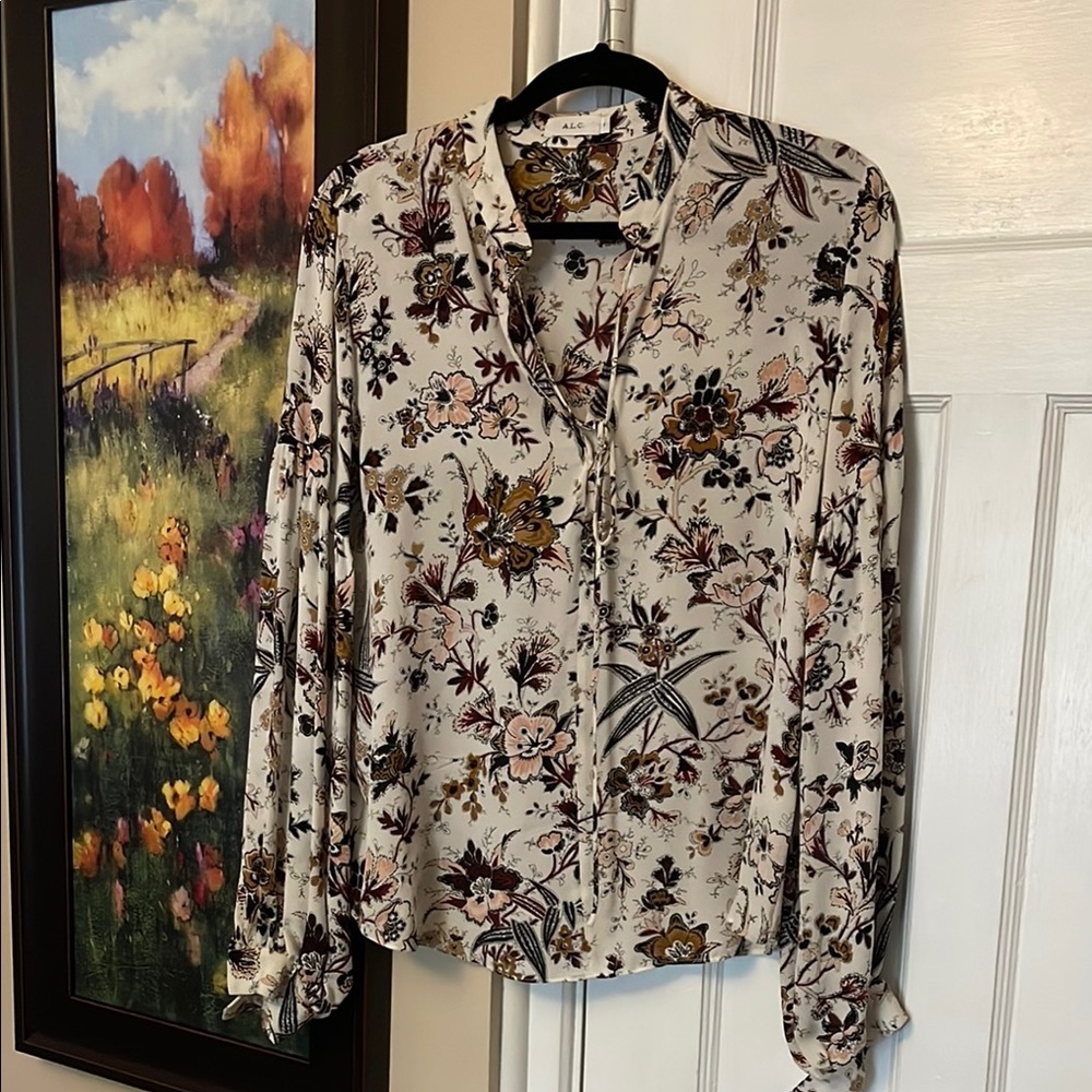 Floral Print Women's Top